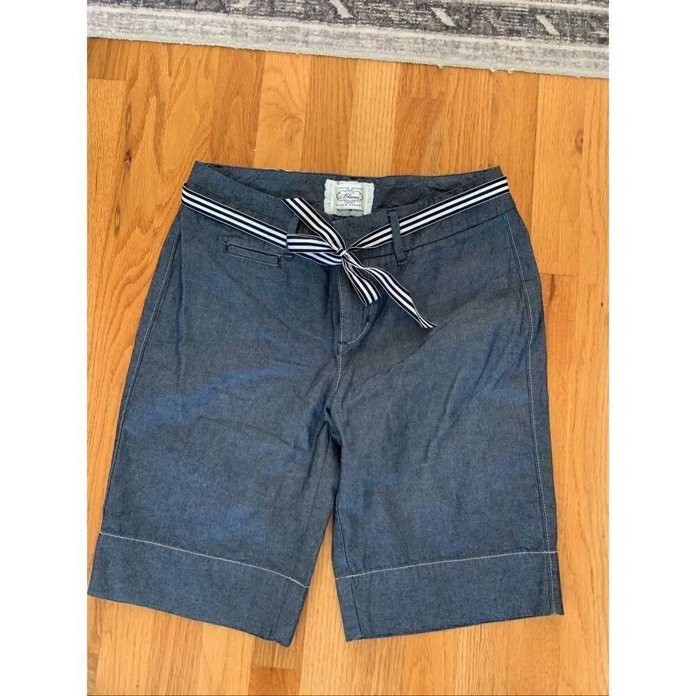White House Black Market Oxford Bermuda Shorts